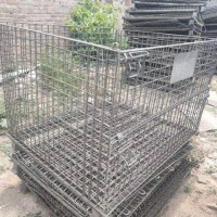 【山东济南】出售仓储笼，周转框，折叠框，转运框按吨处理，规格1.2米✘1米✘0.8，有15吨