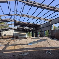 【山东济南】出售精品库房20-54-6，大梁立柱300X150，檩条黑铁全部拴结