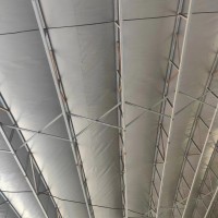 【浙江】出售移动棚长25米宽22米高4.5米，灰色侧面下80围布