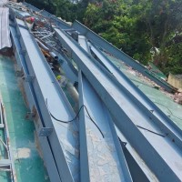 【福建泉州】出售宽23米 长48米 高6米，柱子350/175/8，大梁350/175/8，镀锌C型钢120，开间6米