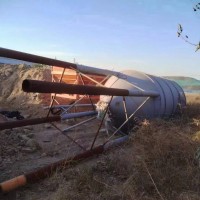 【山东济宁】出售一个60吨水泥罐，直径3.3米